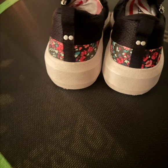 Ryka Black and Pink Slip-On Sneakers - Picture 3 of 5